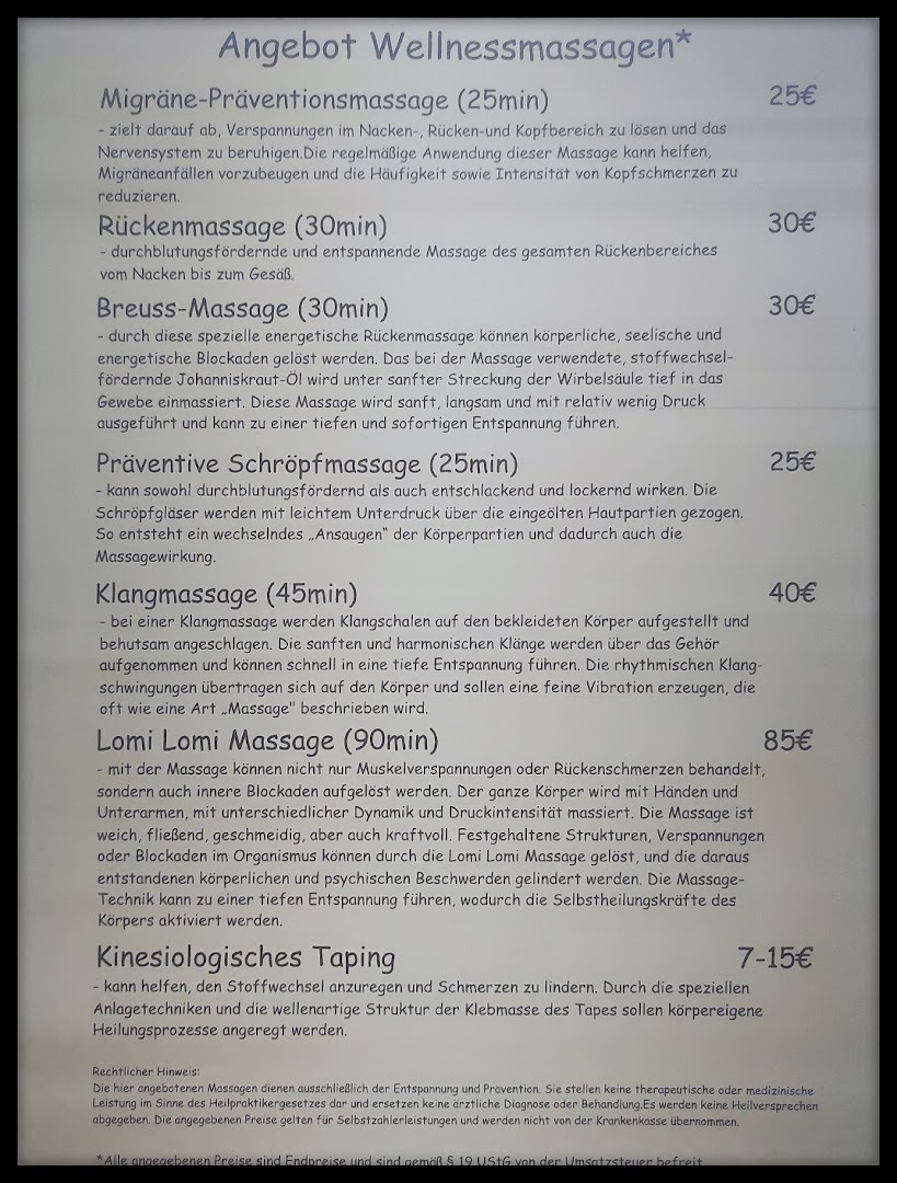 Massage - und Wellnesstherapeutin Andrea Holland · Fotos 2